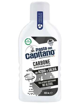 PASTA CAPITANO COLLUTORIO CARBONE ML 400