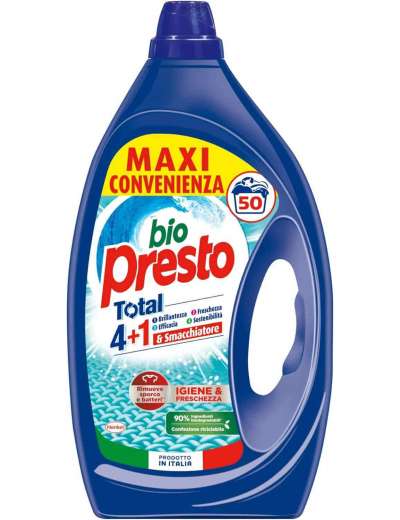 BIO PRESTO LIQ LAVATRICE IGIENE E FRESCH.50 LA