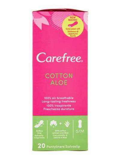 CAREFREE 20 PZ DISTESO ALOE COTTON