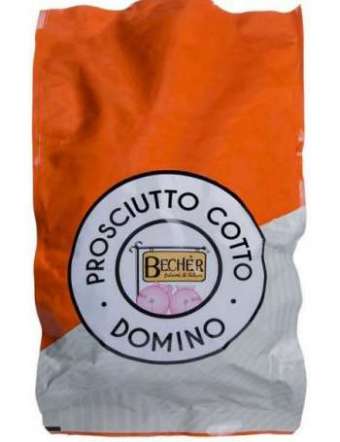 BECHER PROSCIUTTO COTTO DOMINO SENZA POLIFOSFATI KG 8