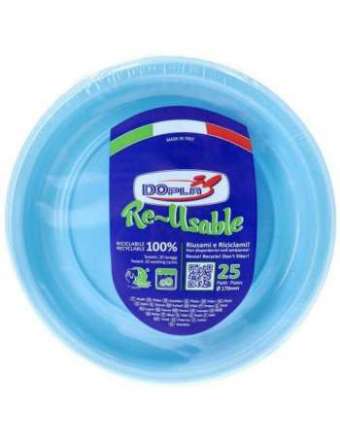 DOPLA PIATTI FRUTTA COL AZZURRI 25 PZ