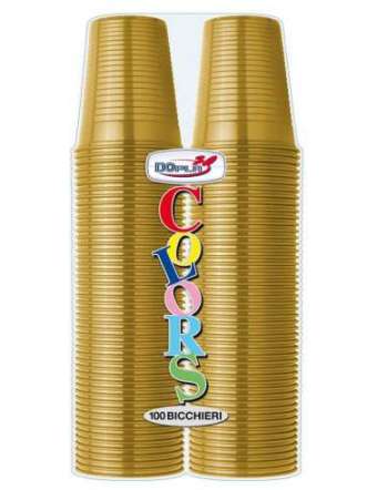 DOPLA BICCHIERI ORO 200CC PZ 100