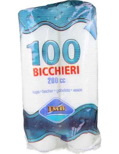 IMB BICCHIERI 200 CC 100/96 PZ DUPLO B