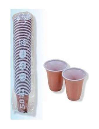 IMB BICCHIERI COLORATI MAR/NERO 80CC 50P