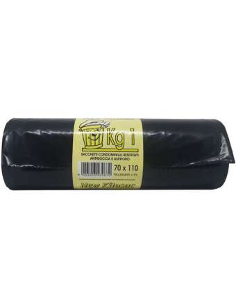 KILOSAC SACCHI NETTEZZA 70X110 KGR 1 NERO