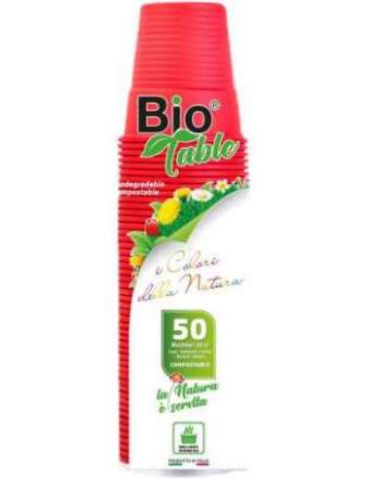 BIOTABLE BICCHIERI CC 200 PZ50 ROSSI