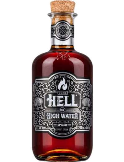 RUM HELL OR HIGH WATER SPICED 38 CL 70