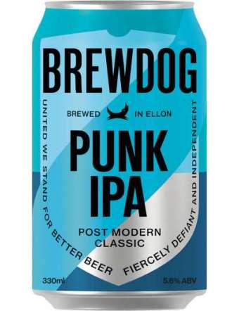 BIRRA BEWDOG PUNK IPA LATTINA CL 33