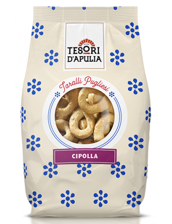 TESORI D'APULIA TARALLI CIPOLLA GR 400
