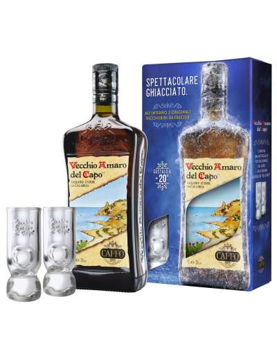 CAFFO AMARO DEL CAPO CL 70 CONF +2 BICCHIERI