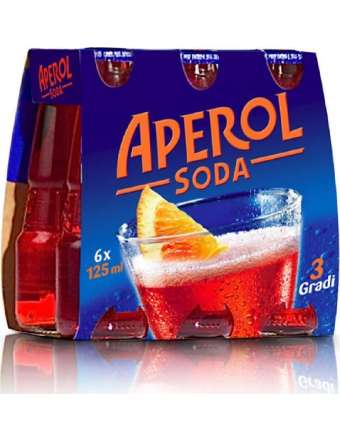 APEROL SODA BT 6X12,5 CL