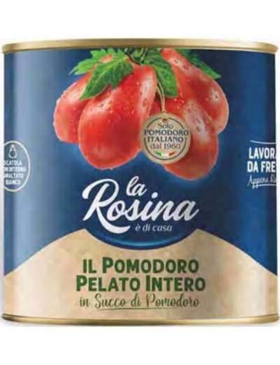 LA ROSINA POMODORI PELATI LATTA GR 2500