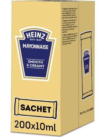 HEINZ MAYONESE MONO GR 9,5 X 200 PZ GR 1900