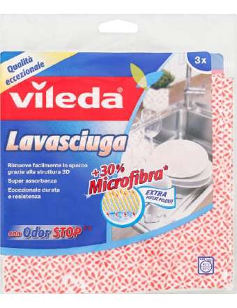 VILEDA PANNO MULTIUSO LAVASCIUGA PZ 3