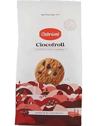 CABRIONI CIOCOFROLL BISCOTTI GR 650