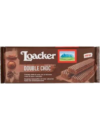 LOACKER WAFER DOUBLE CHOC GR 175