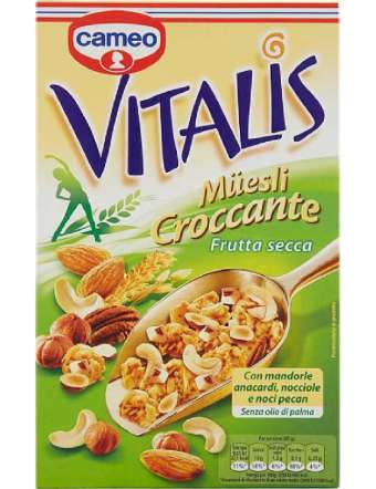 CAMEO VITALIS FRUTTA SECCA GR 310