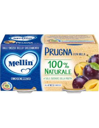 MELLIN OMOGENEIZZATO PRUGNA 2X100 GR