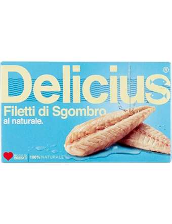 DELICIUS SGOMBRO AL NATURALE A FILETTO GR 125