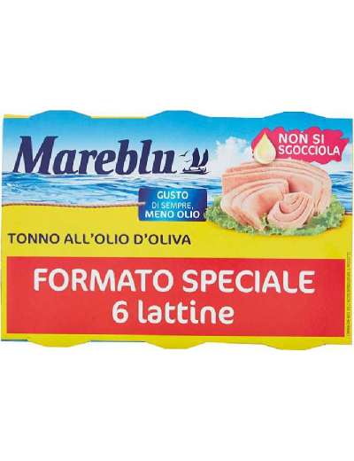 MAREBLU' TONNO OLIO D'OLIVA 6X60 GR 360