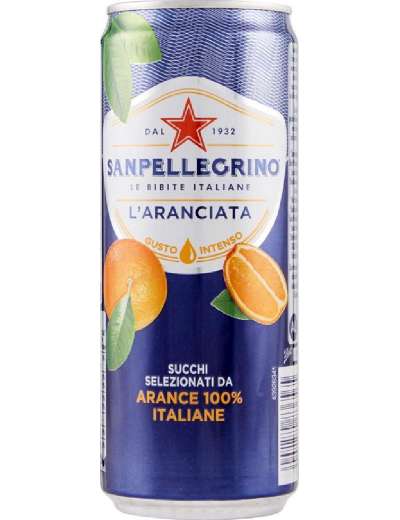 SAN PELLEGRINO ARANCIATA CLASSICA LATTINA CL 33