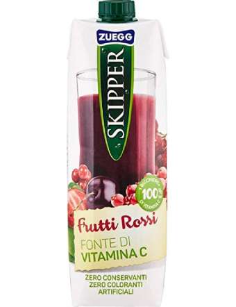 SKIPPER FRUTTI ROSSI SUCCO BRIK LT 1