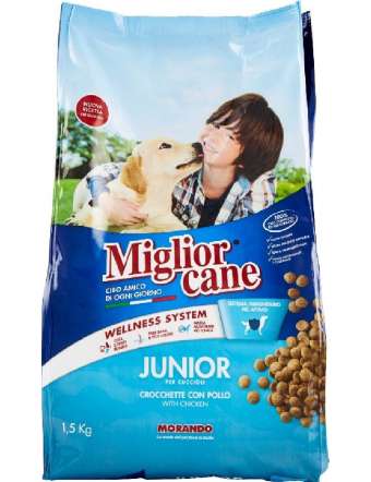 MIGLIORCANE JUNIOR POLLO CROCCHETTE KG 1,5