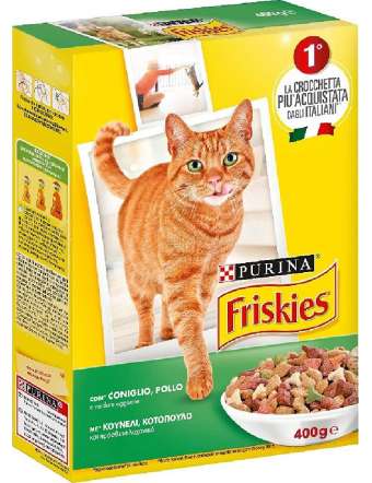FRISKIES GATTO CONIGLIO POLLO E VERDURE GR 400