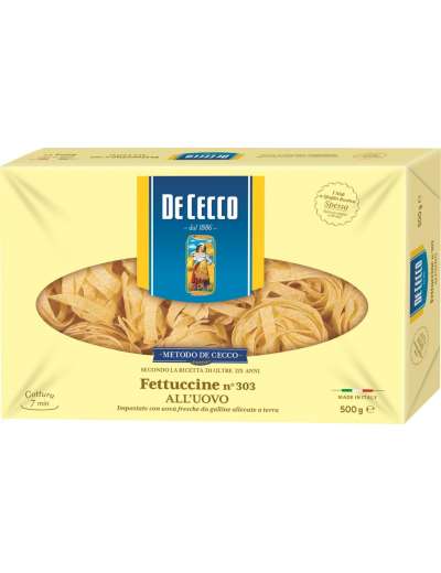 DE CECCO N303 FETTUCCINE UOVO GR 500