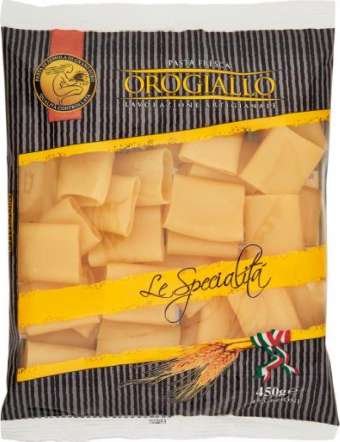ORO GIALLO PACCHERI PASTA FRESCA GR 450