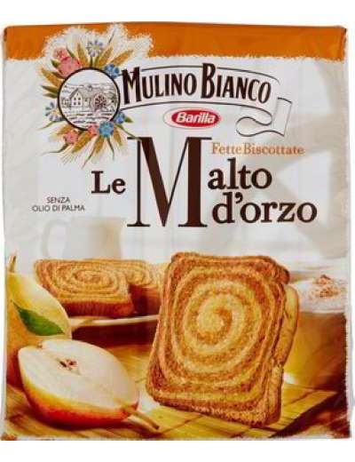 MULINO BIANCO FETTE MALTO D'ORZO 40 FETTE GR 315