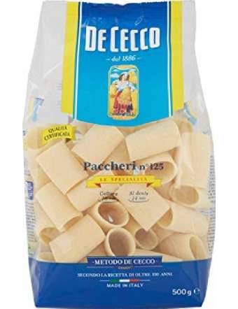 DE CECCO N 125 PACCHERI LISCI GR 500