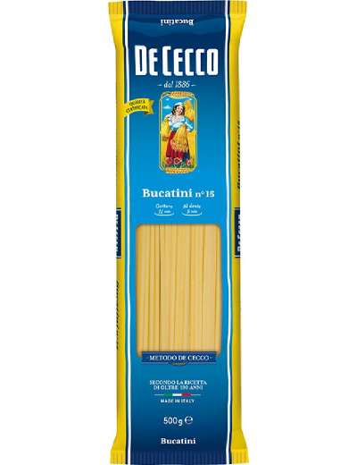 DE CECCO N 15 BUCATINI GR 500