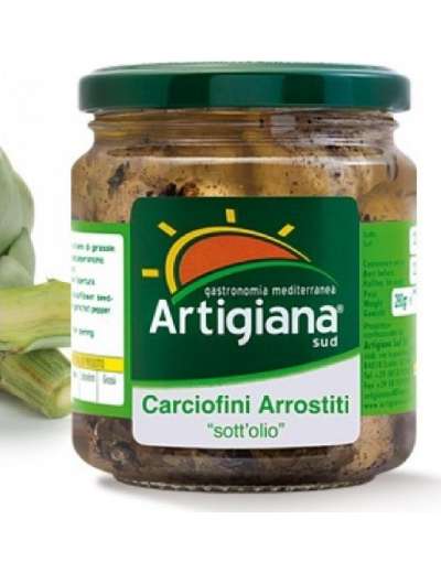 ARTIGIANA SUD CARCIOFINI ARROSTITI SOTT'OLIO GR 540