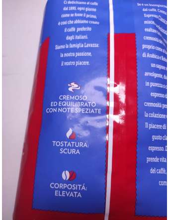 LAVAZZA CREMA EN GRANOS DE CAFÉ Y SABOR ESPRESSO 1 KG