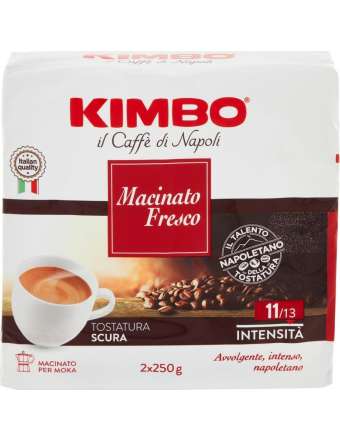 KIMBO MACINATO FRESCO DUETTO 2X250 GR