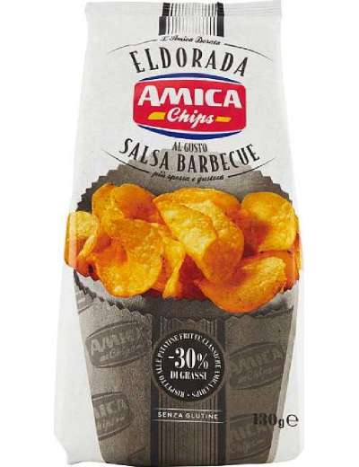 AMICA CHIPS BARBECUE ELDORADA BUSTA GR 130