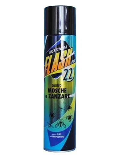 FLASH 22 INSETTICIDA SPRAY MOSCHE E ZANZARE ML 300