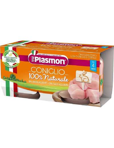 PLASMON OMOGENEIZZATO CONIGLIO 2X80 GR