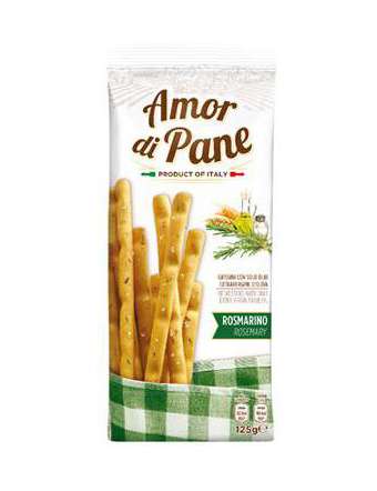 AMOR DI PANE GRISSINI ROSMARINO GR 125