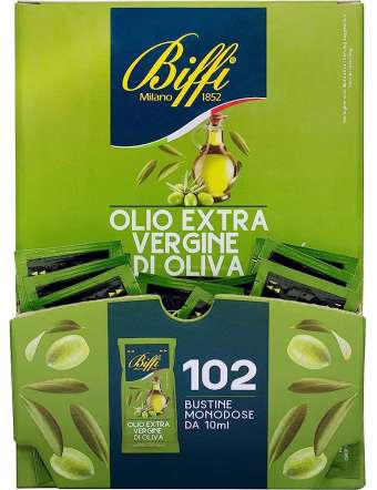 BIFFI OLIO EXTRA VERGINE DI OLIVA MONO ML 10 X 102 BUSTINE