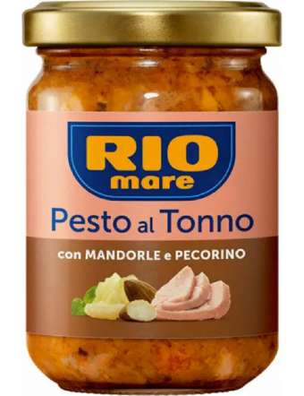 RIO MARE PESTO AL TONNO CON MANDORLE E PECORINO GR 130