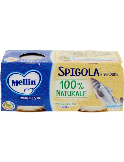 MELLIN 2X80 SPIGOLA OMOGENIZZATO VT GR 160