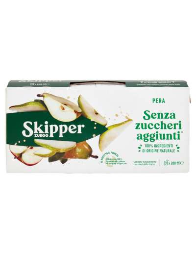 SKIPPER 3X200 PERA SENZA ZUCCHERI ML 600