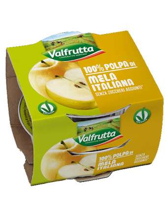 VALFRUTTA MOUSSE MELA 2X100 GR 200