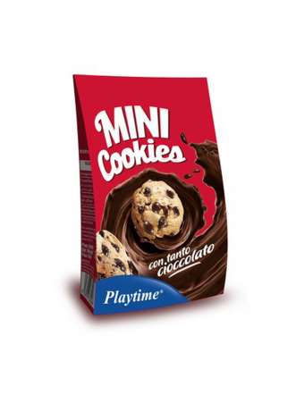 PLAYTIME MINI COOKIES CON CIOCCOLATO GR 120