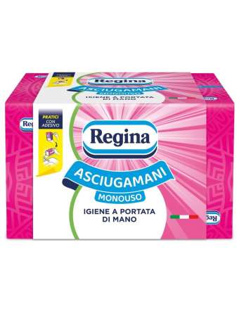 REGINA ASCIUGAMANI DI CARTA MONOUSO PZ 100