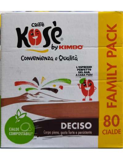 KOSE' CIALDE GUSTO DECISO PZ 80