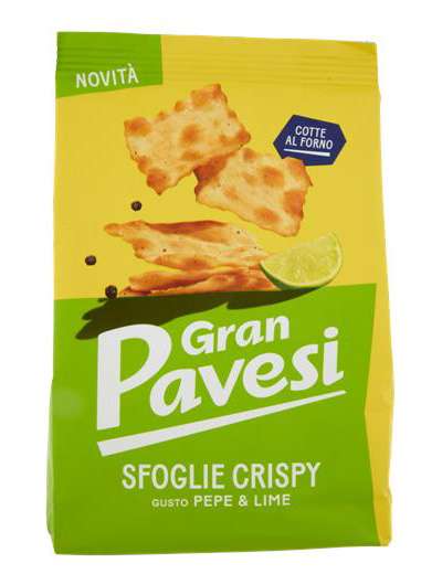 GRAN PAVESI SFOGLIE PEPE E LIME GR 150