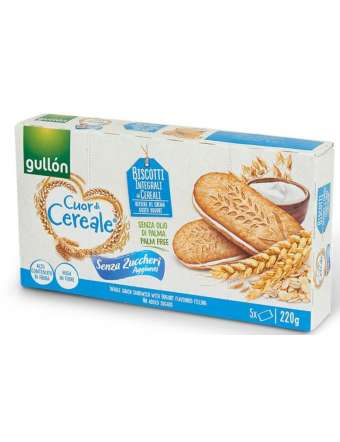 GULLON CUOR CEREALI SENZA ZUCCHERO YOGURT GR 220